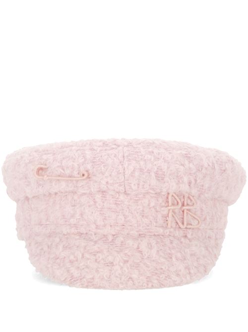 Light pink wool hat Ruslan Baginskiy | KPC039WABUKLIGHT PINK